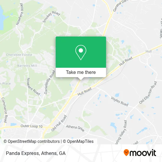 Panda Express map