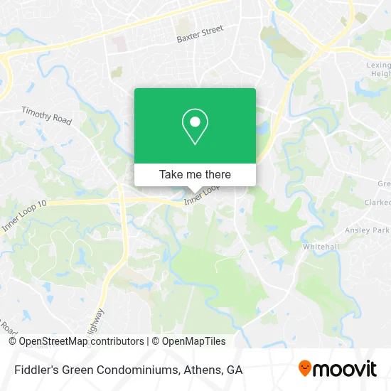 Fiddler's Green Condominiums map