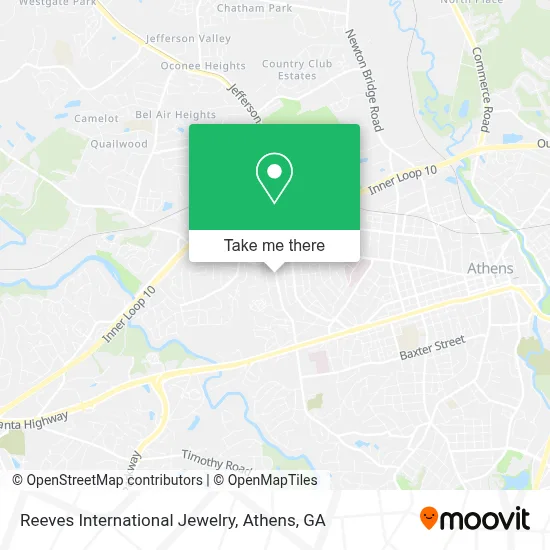 Reeves International Jewelry map