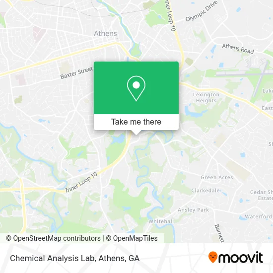 Chemical Analysis Lab map