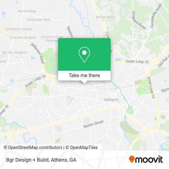 Bgr Design + Build map