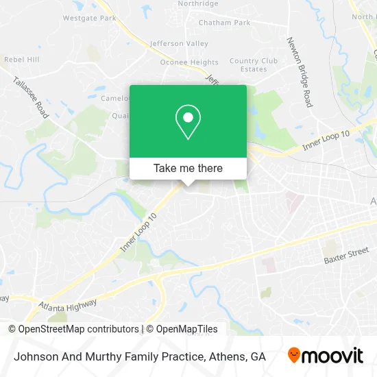 Johnson And Murthy Family Practice map