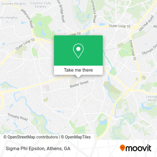 Sigma Phi Epsilon map