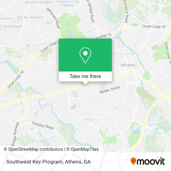 Southwest Key Program map