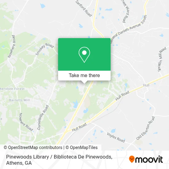 Pinewoods Library / Biblioteca De Pinewoods map