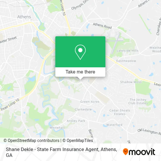 Shane Dekle - State Farm Insurance Agent map