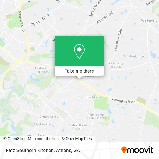 Fatz Southern Kitchen map