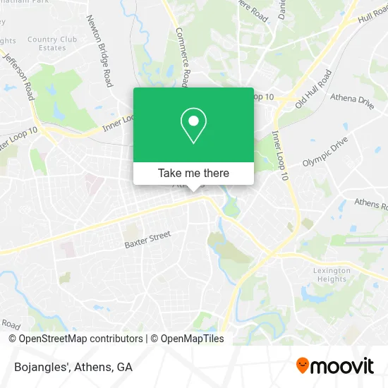 Bojangles' map