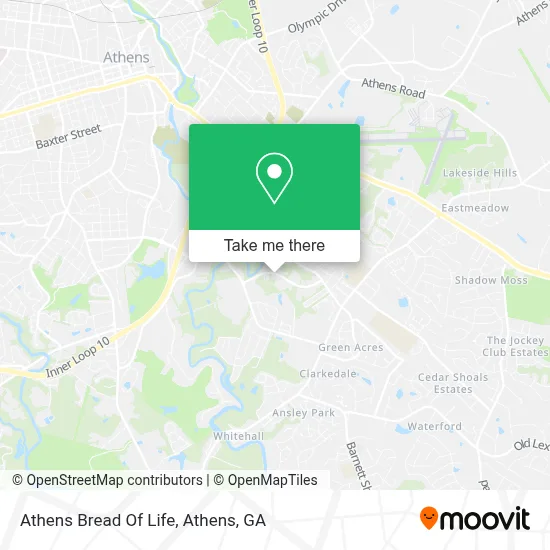 Athens Bread Of Life map