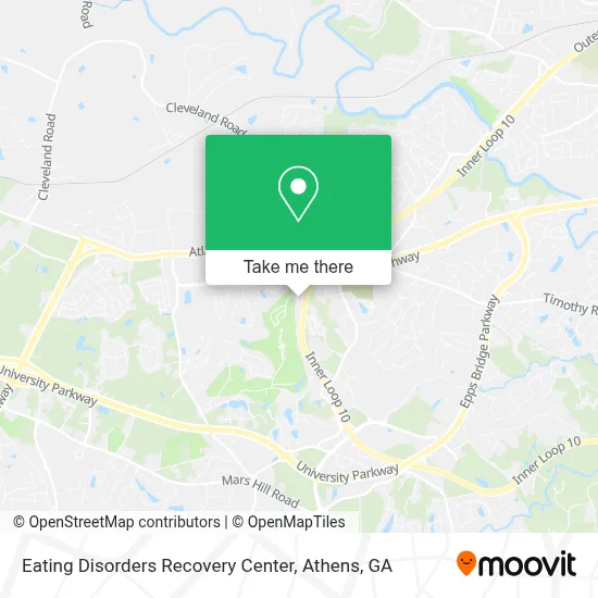 Eating Disorders Recovery Center map