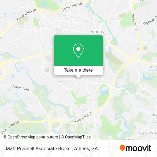 Matt Presnell Associate Broker map