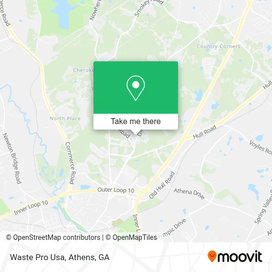 Waste Pro Usa map
