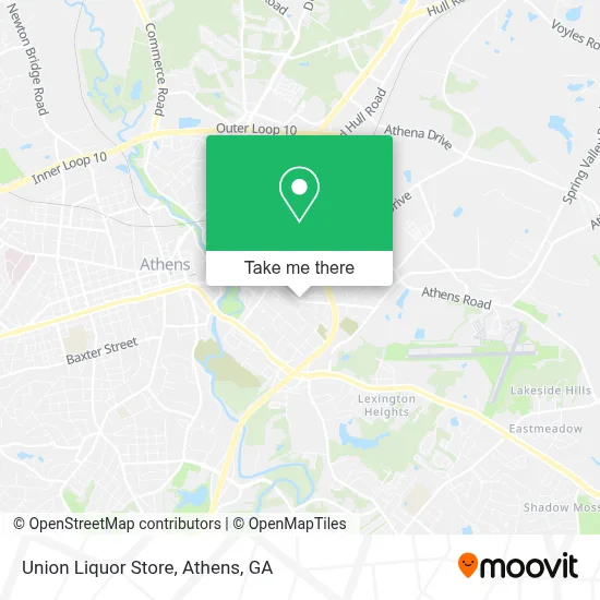 Union Liquor Store map