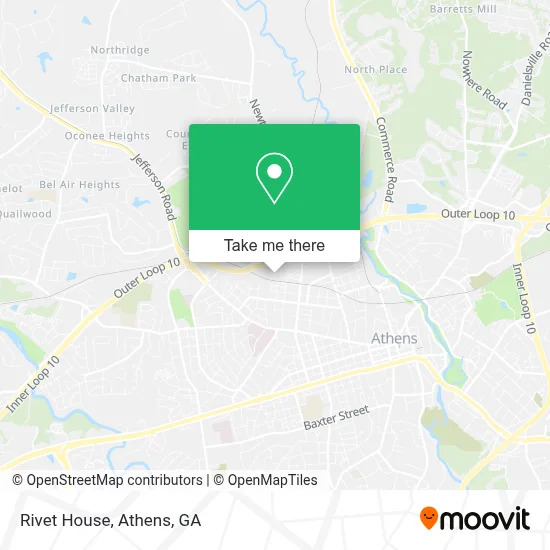 Rivet House map