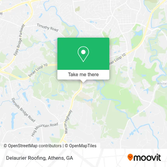 Delaurier Roofing map