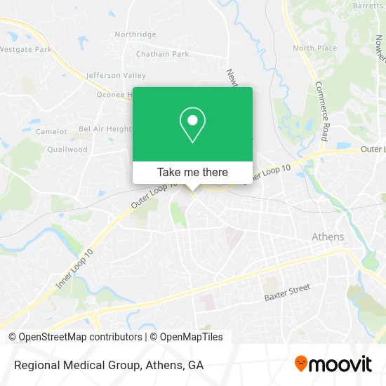 Regional Medical Group map