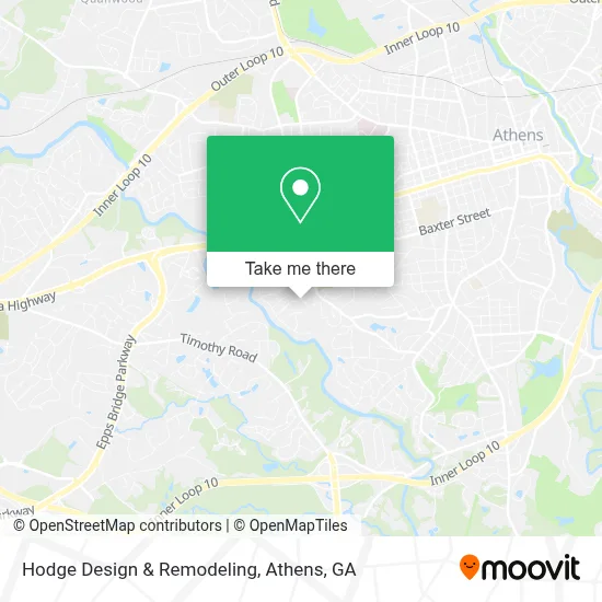 Hodge Design & Remodeling map