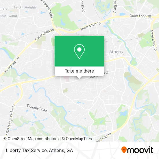 Liberty Tax Service map