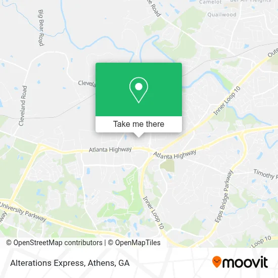 Alterations Express map
