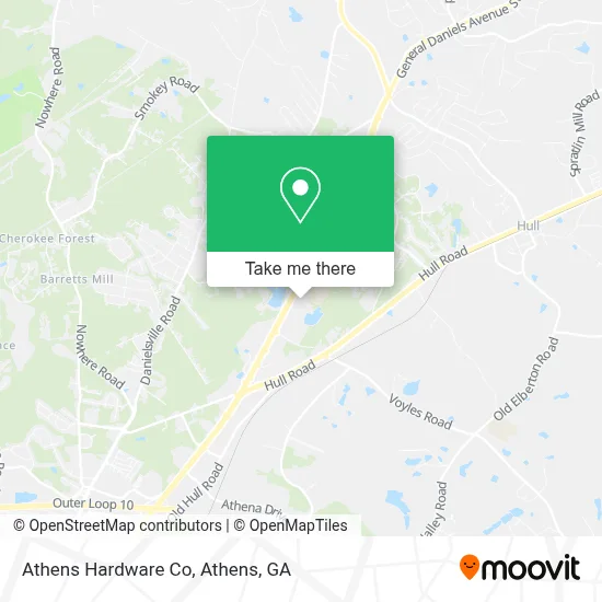Athens Hardware Co map