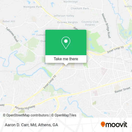 Aaron D. Carr, Md map