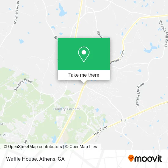Waffle House map