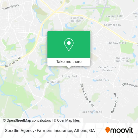Spratlin Agency- Farmers Insurance map