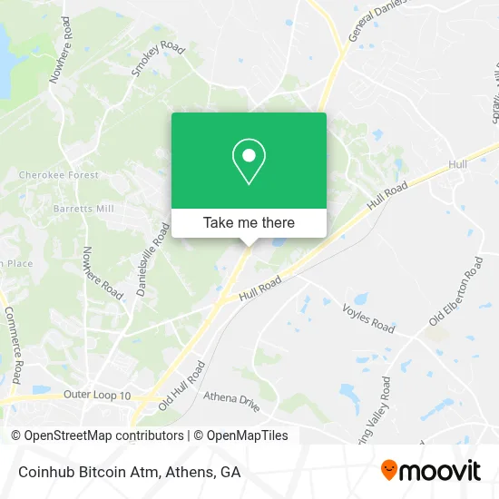 Coinhub Bitcoin Atm map