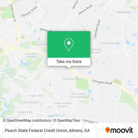 Peach State Federal Credit Union map