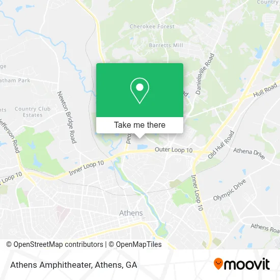 Athens Amphitheater map