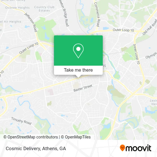 Cosmic Delivery map
