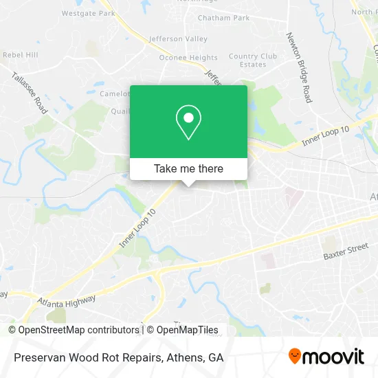 Preservan Wood Rot Repairs map