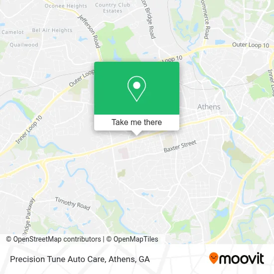 Precision Tune Auto Care map