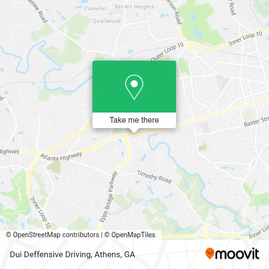 Dui Deffensive Driving map