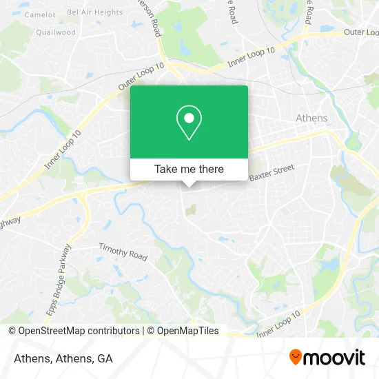 Athens map