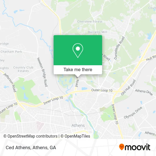 Ced Athens map