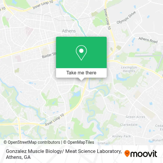 Gonzalez Muscle Biology/ Meat Science Laboratory map