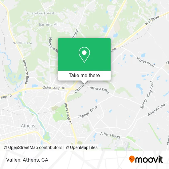Vallen map