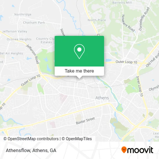 Athensflow map