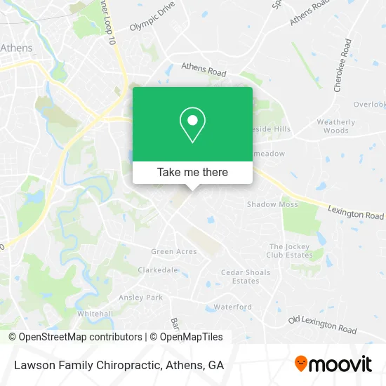 Lawson Family Chiropractic map