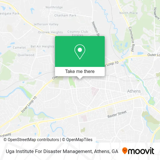 Uga Institute For Disaster Management map