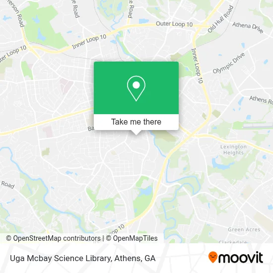 Uga Mcbay Science Library map