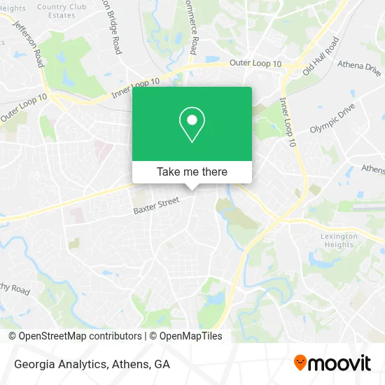 Georgia Analytics map