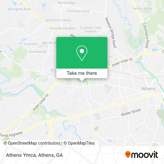 Athens Ymca map
