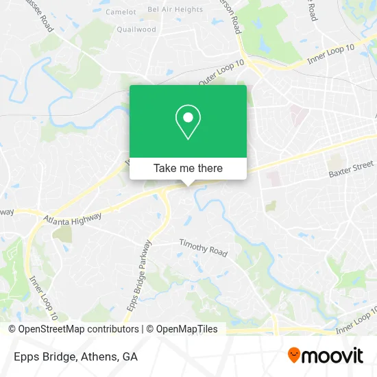 Epps Bridge map