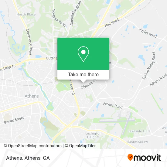 Athens map