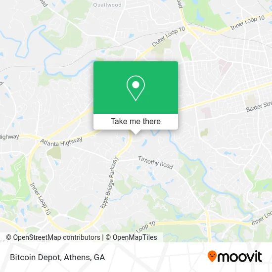 Bitcoin Depot map