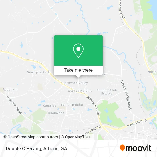 Double O Paving map