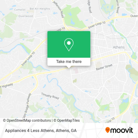 Appliances 4 Less Athens map