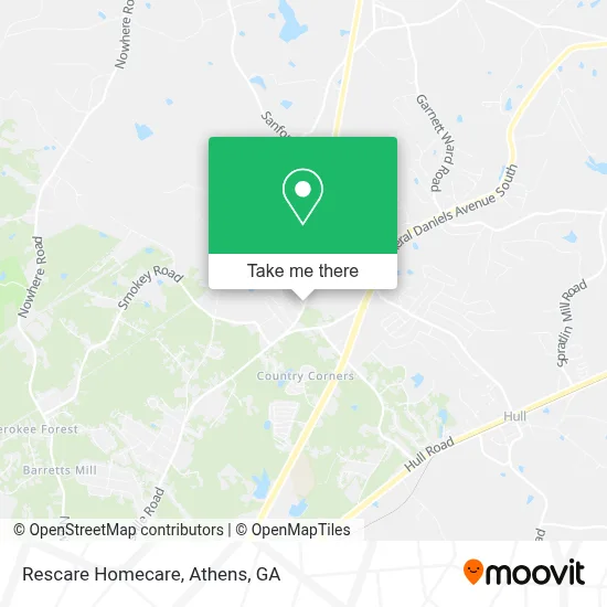 Rescare Homecare map